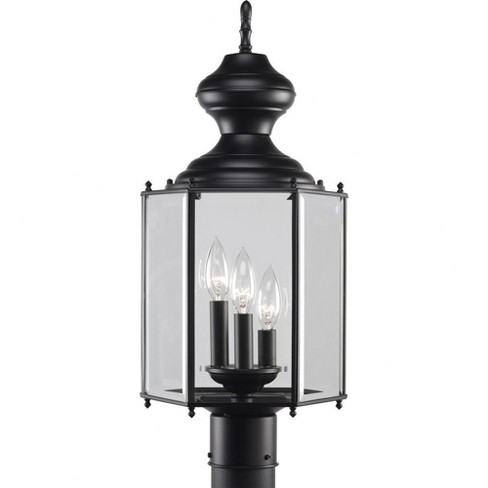 Progress Lighting Onion Lantern Collection 4-Light Textured Black