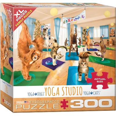Eurographics Inc. Yoga Studio 300 Piece XL Jigsaw Puzzle