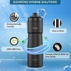 Clean Bottle Sport 23 Insulated Bike Water Bottle with Easy Clean Cap and Easy Squeeze Design, Black - 4 of 4
