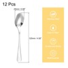 Unique Bargains Reusable Stainless Steel Espresso Sugar Cake Mini Teaspoon - 2 of 4