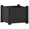 vidaXL Raised Bed Anthracite Polypropylene 16.9 x 16.9 x 13.8 in - 2 of 4