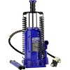 20 Ton Hydraulic Bottle Jack Air-Operated Bottle Jack with Manual Hand Pump for Automobiles Maintenance 10.2"-20.1" Lifting Blue - 2 of 4