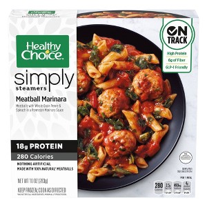 Healthy Choice Simply Steamers Frozen Meatball Marinara - 10oz - 1 of 4
