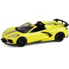 2022 Chevrolet Corvette C8.R Convertible Yellow with Silver Stripes "Barrett-Jackson" 1/64 Diecast Model Car by Greenlight - 4 of 4