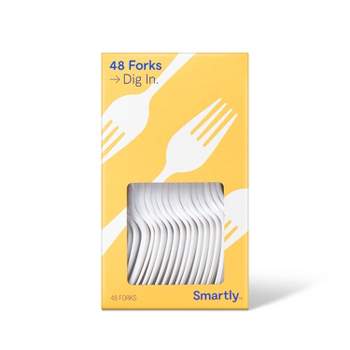Exquisite Heavy Duty White Disposable Plastic Knives - 50 Ct. : Target