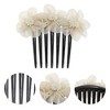 Unique Bargains Women's Durable Floral Side Comb 1 Pc - 3 of 4