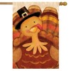 Thanksgiving Turkey House Flag Tom Holiday Pilgrim Hat 28" x 40" Briarwood Lane - 2 of 4