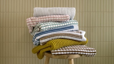 Striped Supersoft Bath Towel - Thumbnail 5
