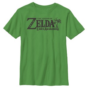 Boy's Nintendo Legend of Zelda Link's Awakening Switch Logo T-Shirt - 1 of 3