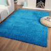 Luxe Weavers Plush Shag Solid Indoor Area Rug - 2 of 4