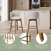 WestinTrends Soho Modern Chenille Upholstered 26" Counter Height Swivel Bar Stool - 4 of 4