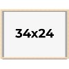 PosterPalooza | Classic Modern Yellow Picture Frame - UV Acrylic, Backing Board, Hanging Hardware Included - 2 of 4