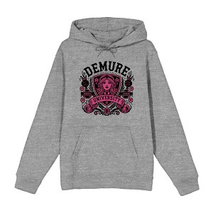 Demure University Adult Long Sleeve Hoodie - 1 of 2