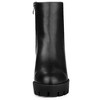 Allegra K Women's Lug Sole Round Toe Side Zip Platform Block Heel Ankle Boots - 2 of 4