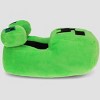 Kids' Minecraft Creeper Full Body Slippers - Green - 4 of 4