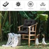 Costway 22'' x44''  Indoor Outdoor  Back Chair Cushion Tufted Pillow Patio Seating Pad Black\Beige\Brown - 4 of 4