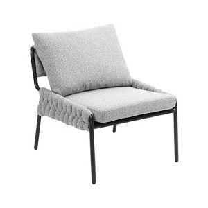 CAVINAS Modern Accent Chair for Living Room,Upholstered Accent Lounge Chair with Metal Frame,Comfortable Leisure Chair with Soft Backrest - 1 of 4