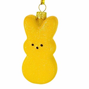 Cody Foster 3.0 Inch Marshmallow Rabbit Easter Tree Ornament , Spring Decor Easter Glittered (1PC) - 1 of 4