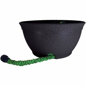 Emsco Expandable 150' Hideaway Hose Holder Charcoal Gray - 1 of 3