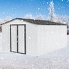 NicBex 10x12Ft Metal Garden Sheds, Outdoor Storage Sheds, Gazebos with a Practical Pent Roof, Carports for Garden, Patios, Lawns - 3 of 4