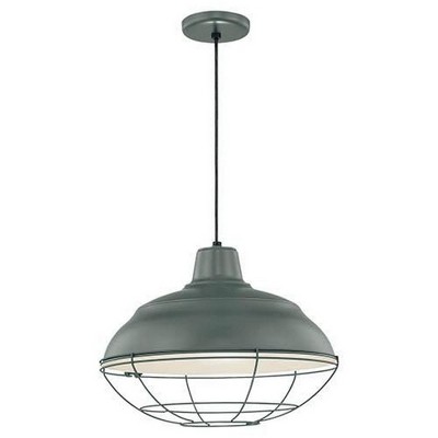Millennium Lighting R Series 1 - Light Pendant in  Satin Green