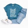 Simply Sage Market Women's Teach Grade Sleep Repeat Short Sleeve Graphic Tee - 3 of 4