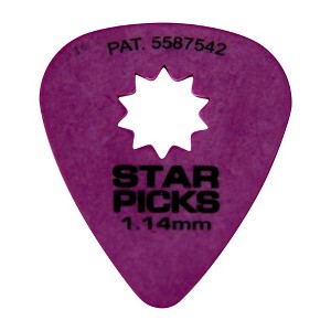 Everly Star Grip Guitar Picks (50 Picks) - 1 of 1
