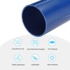 Unique Bargains Water Plumb DIY Crafts High Impact Rigid Round Pipes 8" Length ID 4" OD 4.33" Blue - 3 of 4