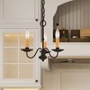 Livex Lighting Heritage 3 - Light Chandelier in  Black - 3 of 4