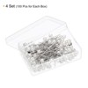 Unique Bargains Pearlized Sewing Stainless Steel Ball Head Needle Straight Quilting Pins - 3 of 4