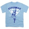 Boys' Short Sleeve Superman Flying Outline T-Shirt - 2 of 4