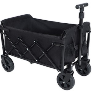 KTMBDW 29.5'' Collapsible Wagons Carts, Heavy Duty Folding Beach Wagon Cart with Wheels, Portable Utility Outdoor Wagon for Camping - 1 of 4