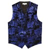 Gioberti Men's Formal 4pc Metallic Paisley Vest Necktie Bowtie and Pocket Square - 2 of 4