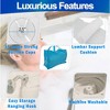 5 Star Super Deals Ergonomic Bathtub Pillow Cushion Full Body Bath Pillow & Mat w/ Air Mesh Cushion for Neck, Shoulder, Back Support Machine Washable - 2 of 4