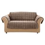 Antimicrobial Quilted Loveseat Furniture Protector - Sure Fit