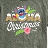 Men's - Lilo and Stitch - Aloha Christmas Short Sleeve Graphic T-Shirt - 2 of 4