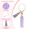 Unique Bargains Resin Lightweight Decorative Sparkling Purple Sequins Tumbler Cup Charm - 3 of 4