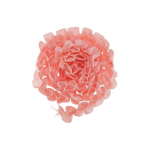 Unique Bargains Ribbon Crinkle with Double Ruffle Hem Polyester 35.83"x0.98" 1 Pc - 1 of 3