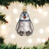 Old World Christmas Blown Glass Ornament for Christmas Tree, Sitting Penguin Chick - 2 of 2