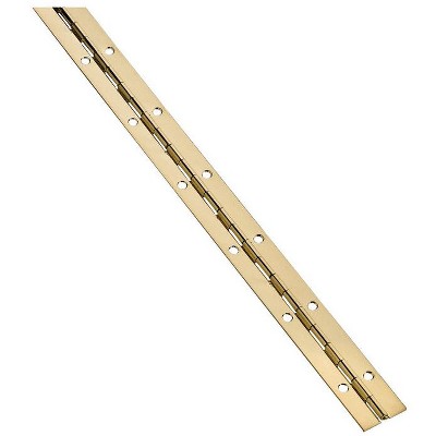 National Hardware 48 in. L Brass Continuous Hinge 1 pk