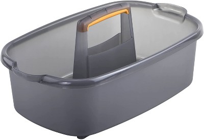 Casabella Day and Night Storage Caddy, Gray/White