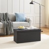 VECELO 46"/30"/15"/11.8" Folding Storage Ottoman Bench, Storage Chest, Linen Fabric Foot Rest Stool, Storage Footstools, Folding Storage Ottoman - 4 of 4