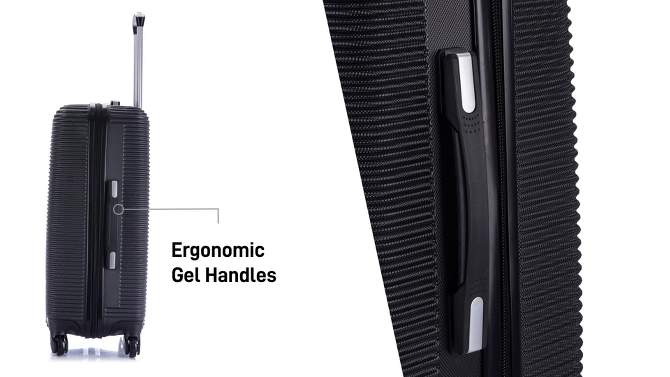 InUSA Royal Lightweight Hardside Medium Checked Spinner Suitcase - Orange, 2 of 17, play video