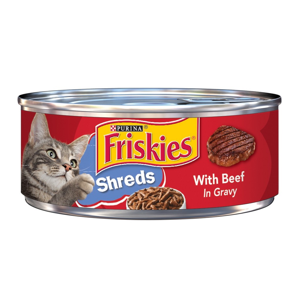 UPC 050000103652 product image for Friskies Beef in Gravy Savory Shreds Wet Cat Food - 5.5 oz | upcitemdb.com