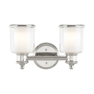 Livex Lighting Middlebush 2 - Light Vanity in  Polished Nickel - 1 of 4