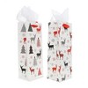 Bright Creations 12 Pack Christmas Wine Gift Bags with Tissue Paper, Christmas Tree and Reindeer - 4 of 4