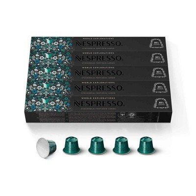 Nespresso Original Ristretto Italiano Capsules Dark Roast - 50ct : Target