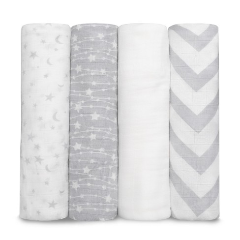 Muslin Swaddle Blankets Neutral Receiving Blanket for Boys and Girls by Comfy Cubs - image 1 of 4