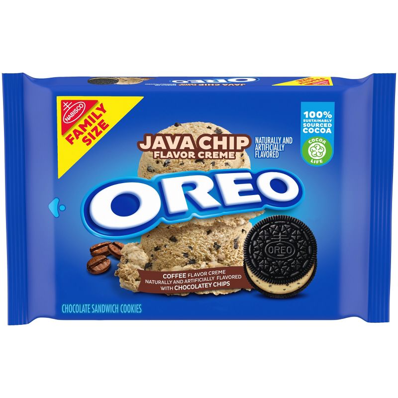 Java Chip OREO Cookies Family Size - 17oz, 1 of 18
