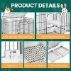 Yaheetech 4-Level Rolling Rabbit Cage with Platforms and Ramps, Chinchillas Gray - 4 of 4